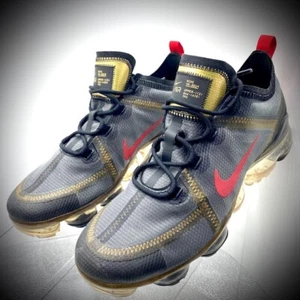 Nike Vapormax 2019 oro metálico negro cu4872 001 para mujer talla 10 hombre 8,5 - Imagen 1 de 7