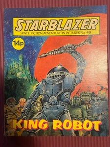 Starblazer Comic Space Fiction Adventure #48 1981 King Robot 856f - Imagen 1 de 2