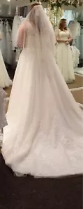 NEW WITH TAGS Bridal Gown SIZE 20, Champagne colour, 2020 make, W/ FREE Veil - Picture 1 of 8