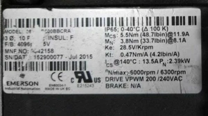 emerson 089edb305bbcra servo motor - Picture 1 of 2