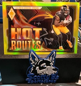 2021 Panini Phoenix - Hot Routes Yellow #HR-9 JuJu Smith-Schuster /75 - Steelers - Picture 1 of 3