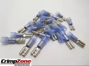 16-14 GA 0,187" - Nylon isolierte Schnellkupplung - BUCHSE - BLAU - 25 STCK USA - Bild 1 von 1