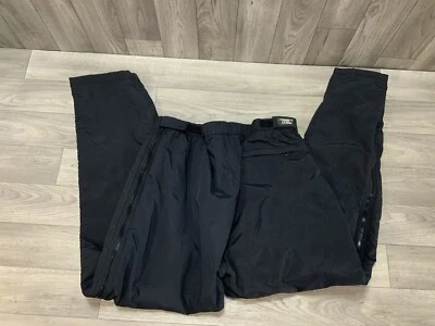VTG LL Bean Womens Thinsulate Snow Pants Full Side Zipper Size Large Black - Image 1 of 4