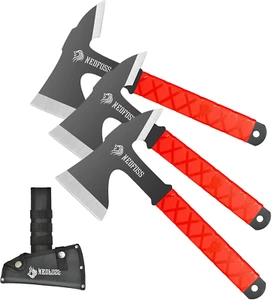 3 Throwing Axes Tomahawks Set stainless steel Full Tang Game and Competition NEW - Picture 1 of 4