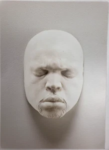 Eiswürfel Musiker Gipsguss Postkarte Keith Edmeir 2017 Ausstellung - Bild 1 von 5