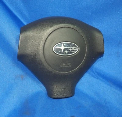 Bolsa de aire para volante izquierdo Subaru Legacy Outback Driver negra genuina OEM Foto 1 de 4