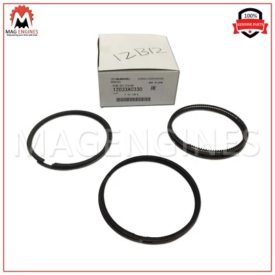 12033-AC330 SUBARU GENUINE OEM PISTON RING SET STD SIZE FA20 2.0L 12033AC330 - Image 1 of 2