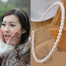 Hot Fashion Pearl Hair Hoop Hair Band Elegant Headband Jewelry For Women Girls~