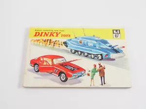 Dinky Toys UK Katalog Nr. 4 6d 1968 auf 106 Seiten 14 x 9 cm 2. Tarif 1st Print - Bild 1 von 8