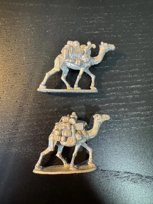 Набор из 2 миниатюрных животных Ral Partha War Camel 1989 D&D (22) - Изображение 1 из 3