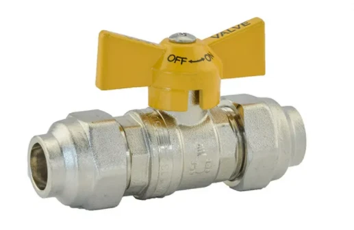 Ball Valve 15mm FlaredYellow Handle Gas - Bv15Y-15Fl - image 1 of 1