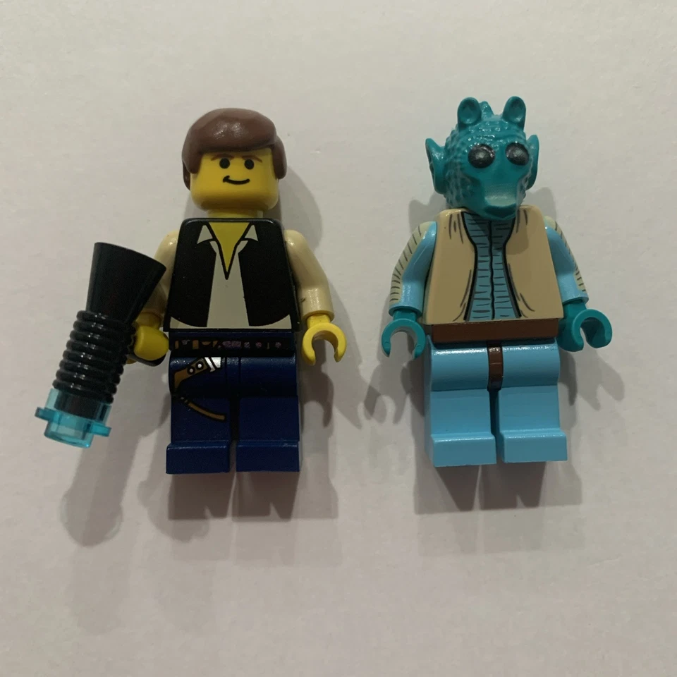 LEGO STAR WARS Greedo & Han Solo Minifiguras para Set #4501 Mos Eisley Cantina  Foto 1 de 4