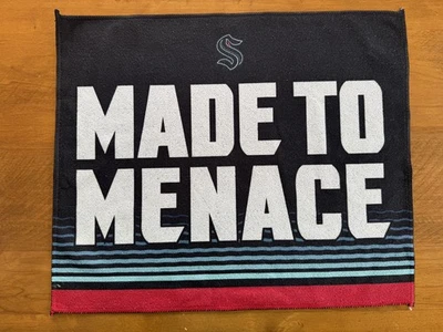 Seattle Kraken Made to Menace Rally Towel Giveaway | Abyss Awakens Third Jersey - Image 1 of 2