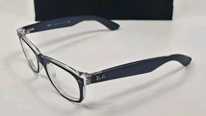 Ray-Ban Italia A RB2132 Nuevo Wayfarer 6053/71 52 18 3N Azul Gafas de sol SOLO MARCOS - Imagen 1 de 6