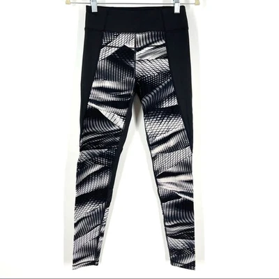 Calvin Klein Performance Negro Blanco Leggings Absorbentes de Humedad Talla Pequeña Foto 1 de 4