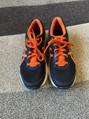 Original Asics Jolt 3 GS Niños Negro/Naranja Caléndula Talla 6 Foto 1 de 4