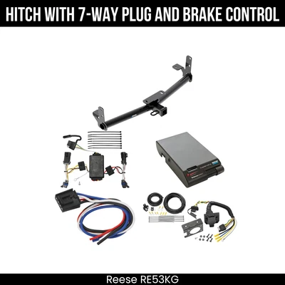 Paquete de remolque de enganche + control de freno para 02-07 Saturn Vue excepto Redline 84028 clase 3 Foto 1 de 4