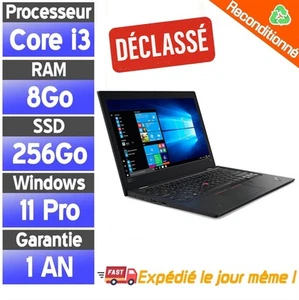 ☑️⭐☑️ThinkPad L380 IntelCore i3-8130U - 8Go Ram - 256 Go SSD - Win 11 - MINI Fis - Photo 1/11