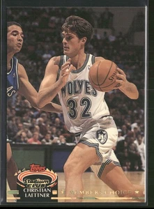 1992-93 Stadium Club #206 Christian Laettner Members Only Minnesota Timberwolves - Picture 1 of 2