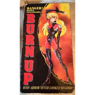 Burn Up! VHS 1991 English Dubbed Anime Full Screen NR - Image 1 of 4