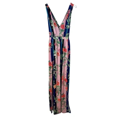 Maxi Vestido Express Mujer MEDIANO Floral TWIST BACK Sin Mangas RECURSO VACACIONES Foto 1 de 4