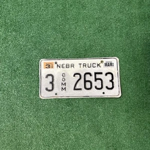 Vintage NEBRASKA Truck License Plate - Picture 1 of 1