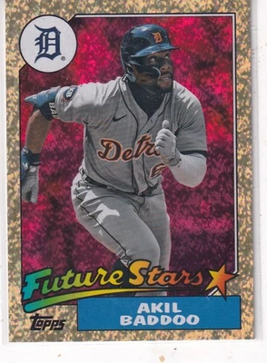 2022 Topps Archives #287 Akil Baddoo Red Hot Foil #/50 - Image 1 of 2