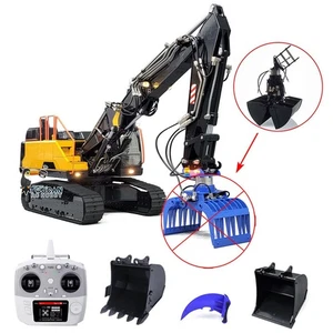 3Arm Metall RC Bagger 1/14 Hydraulisch EC380 Raupenfahrwerk Aufreißerlöffel - Picture 1 of 10