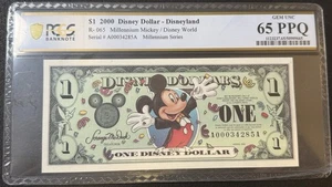 Dólar del Milenio Disney World 2000 $1 - graduación profesional 65 PPQ gema ¡Mickey sin circular!! - Imagen 1 de 4