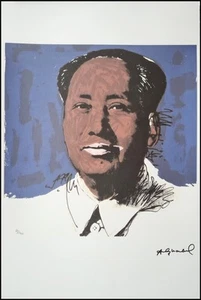 ANDY WARHOL * Mao Zedong * 57 x 38 cm * signed lithograph * limited # xx/100 - Bild 1 von 11