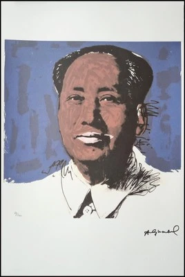 ANDY WARHOL * Mao Zedong * 57 x 38 cm * signed lithograph * limited # xx/100 - Bild 1 von 4