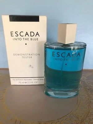 Probador Escada into the Blue Edp - Sin tapa - Descontinuado y RARO Foto 1 de 4