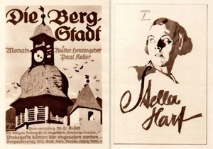 1925 - Ludwig Hohlwein Publicidad Cartel Stella Harf Bergstadt - Imagen 1 de 1