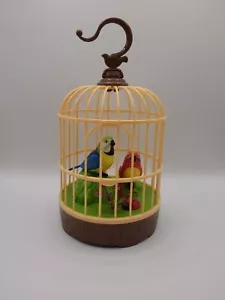Zephyr Knight Chirping Birds in Cage Realistic Singing Animatron - Works - Picture 1 of 3
