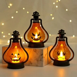 Halloween Outdoor Decoration Pumpkin Lantern Horror Atmosphere Layout Ornament - Picture 1 of 8