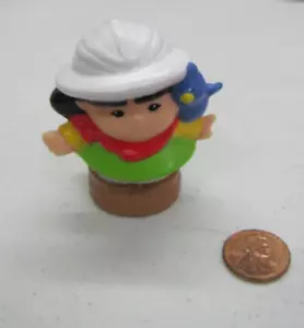 Fisher Price Little People SAFARI SONYA GIRL & BLUE BIRD JUNGLE TRAIN ZOO KEEPER - Picture 1 of 3