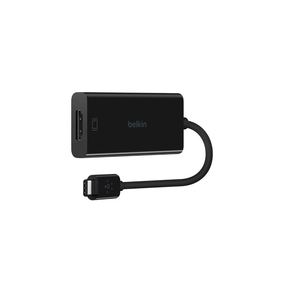 BELKIN ADAPTER USB C TO HDMI 2.0 4K 60HZ ITUNES NETFLIX BLK *NEW#1* F2CU038BTBLK - Image 1 of 3