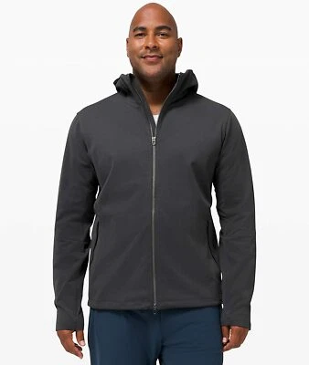 Men's Lululemon Fleece Back Soft Shell Jacket Coat Large L Men New Gray  - Image 1 of 4