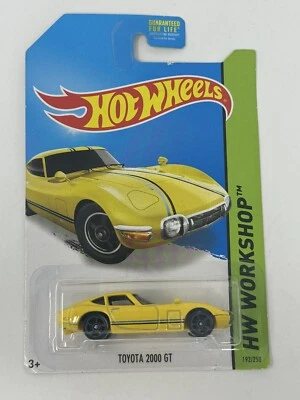 Hot Wheels 2014 Workshop All Stars Yellow Toyota 2000 GT #192 A12 - Image 1 of 4