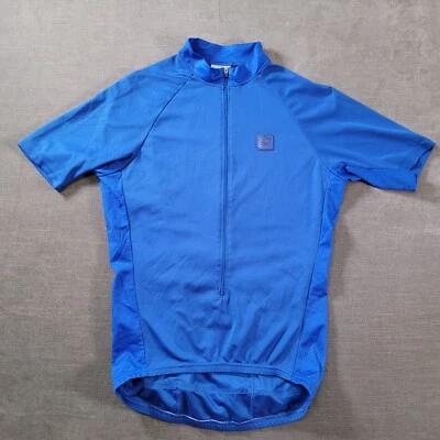 Camiseta deportiva de ciclismo Cannondale 3/4 bolsillos con cremallera para hombre hecha en EE. UU. azul talla mediana Foto 1 de 4