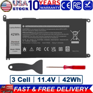 42Wh, 11.4V YRDD6 For Dell Battery For Dell Inspiron 1VX1H VM732 FDRHM / Charger - Picture 1 of 14