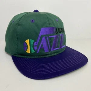 Gorra Snapback Vintage Utah Jazz Sports Specialties Años 90 NBA Baloncesto - Imagen 1 de 12