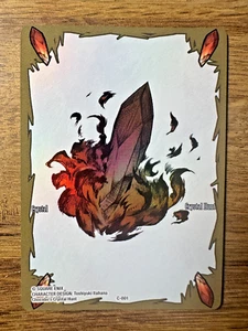 Ficha de cristal de fuego Final Fantasy TCG Legacy Collection C-001 Legacy *FOIL* caza - Imagen 1 de 1