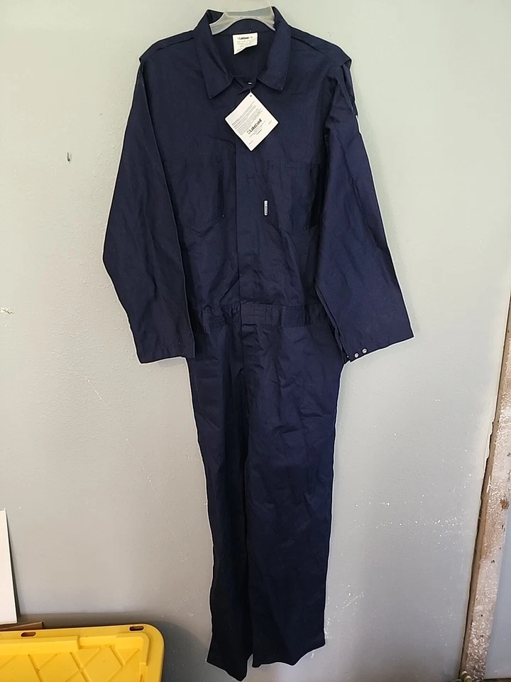 Lakeland Men's Size S Navy Blue Coveralls NC070FRC13 (673)