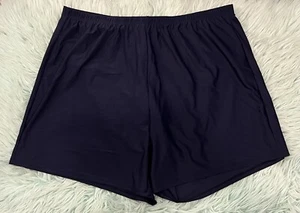 Island Escape Womens Swimsuit Shorts Bottoms Plus Size 22W Navy Blue NEW - Picture 1 of 4