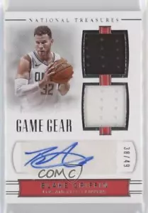 2017-18 Panini National Treasures Game Gear Dual /49 Blake Griffin #GD-BGF Auto - Picture 1 of 3