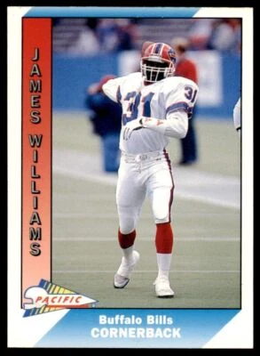 1991 Pacific. James Williams . Buffalo Bills #34 - Image 1 of 2