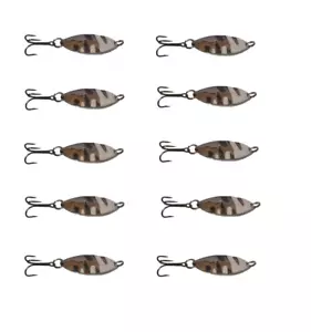 10 x señuelo de cuchara - acero inoxidable - señuelo de perca de trucha de mar - Imagen 1 de 1