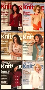 Lot of 6 ~ CREATIVE KNITTING ~ 2011 ~ knitting magazine & patterns - Picture 1 of 1