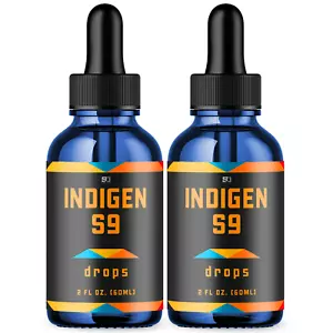 Indigen S9 Blood Drops - Support Blood Health & Balanced Lifestyle - 2 Pack - Picture 1 of 10